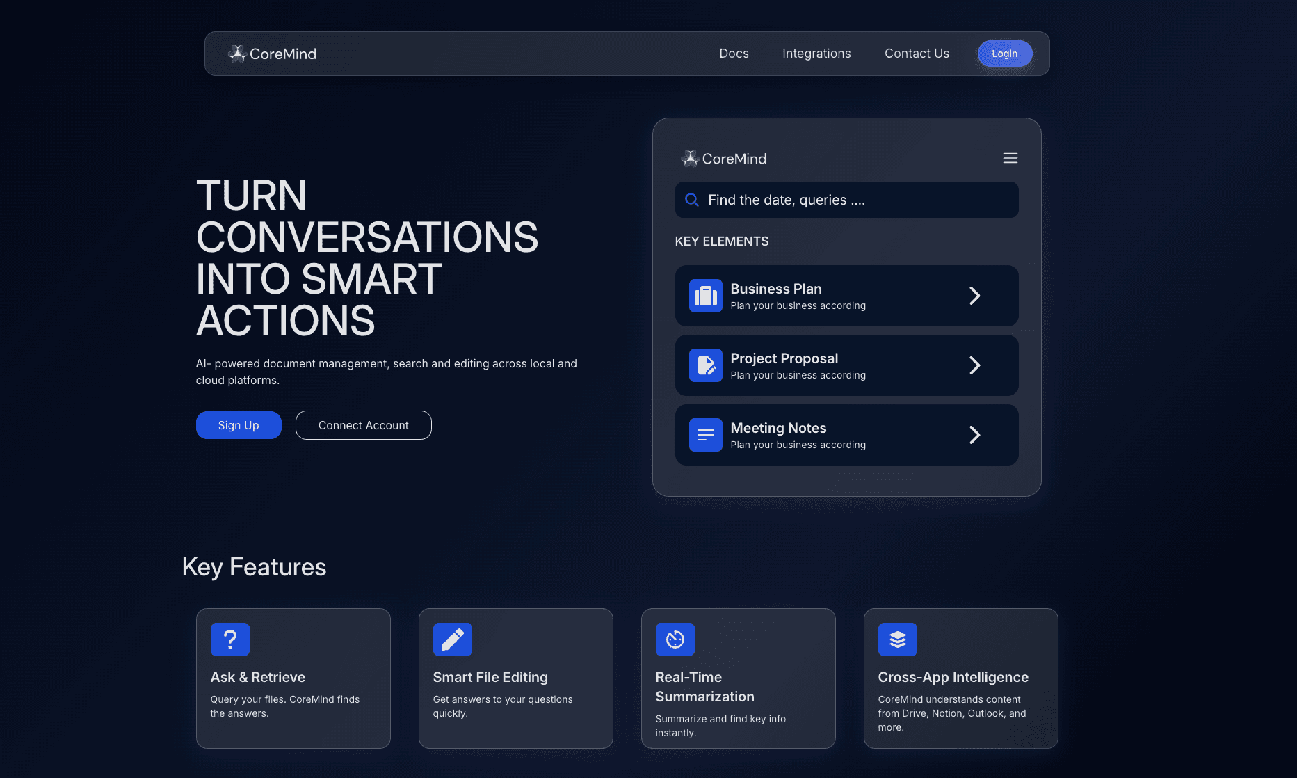 CoreMind AI Assistant