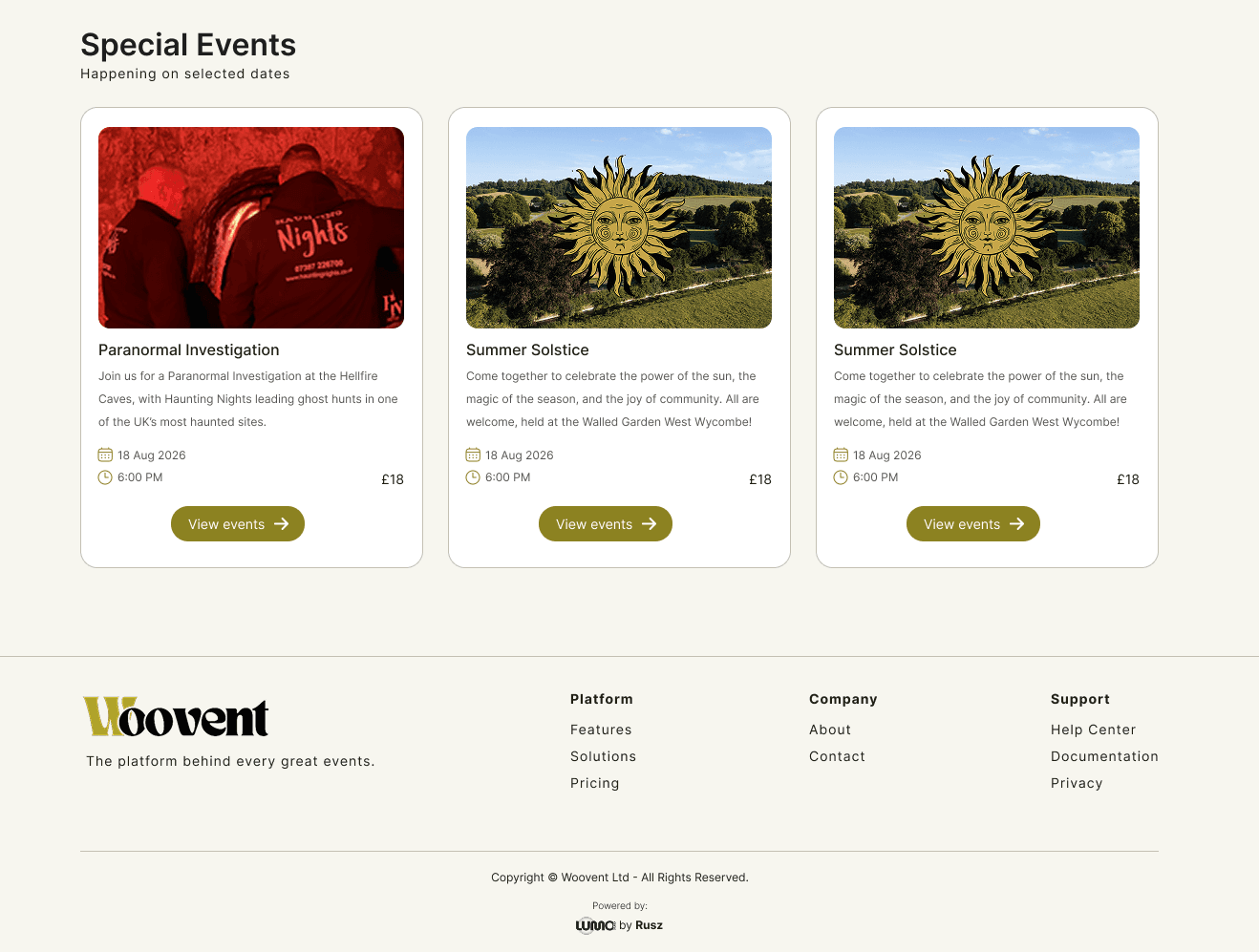 Woovent Ticketing Platform screenshot 3