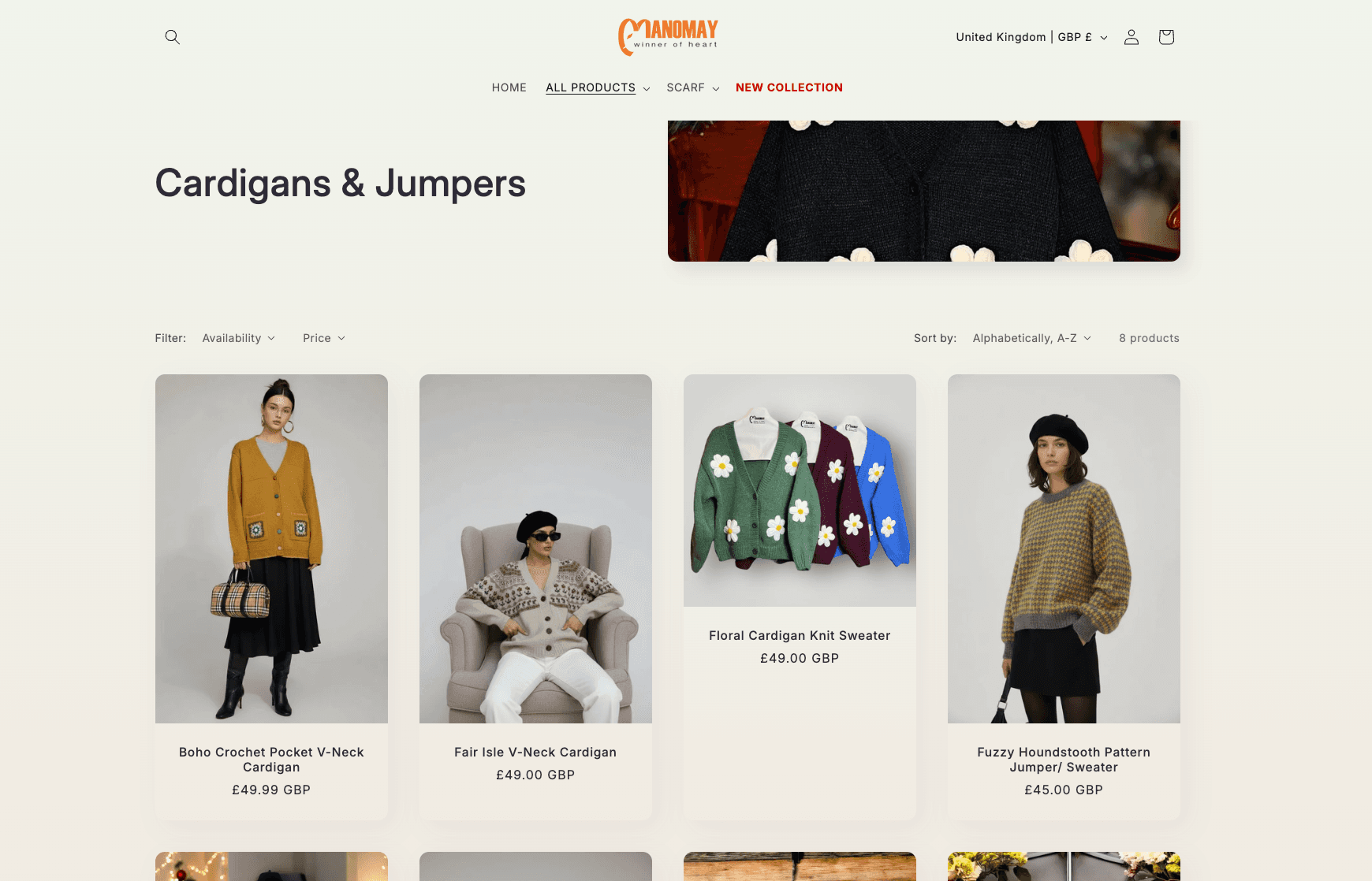 Manomay Shopify Redesign screenshot 2